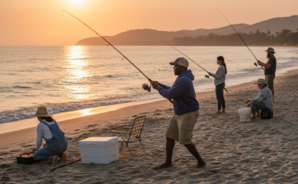 shore fishing practices