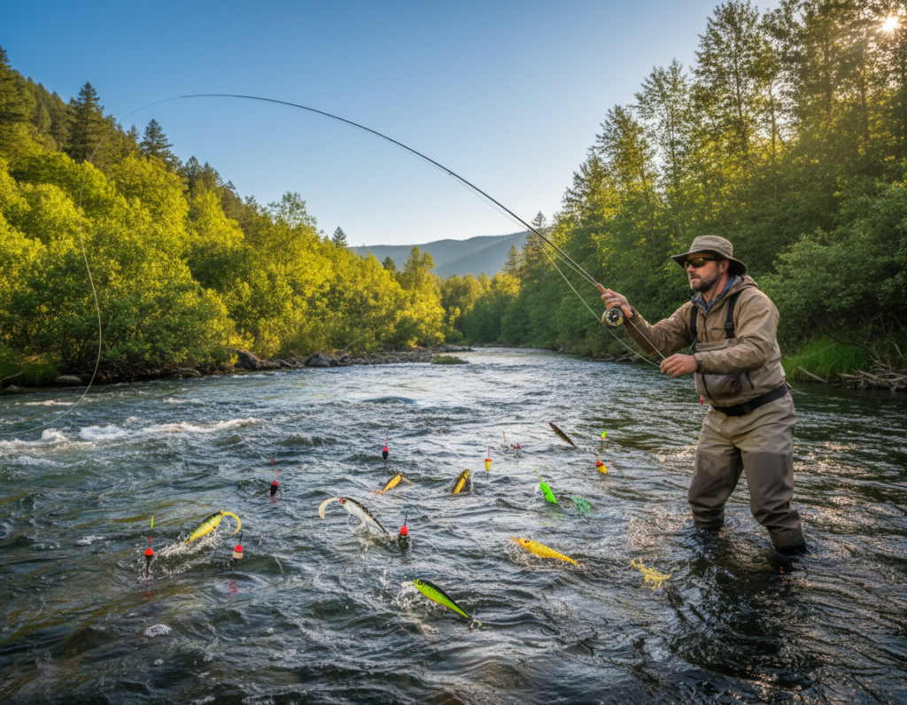 Moving Water Fishing Techniques That Improve Bait Presentation and Stability