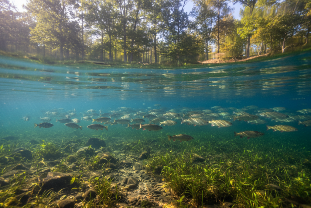 Water Clarity and Light Conditions That Influence Fish Behavior in Lakes and Rivers